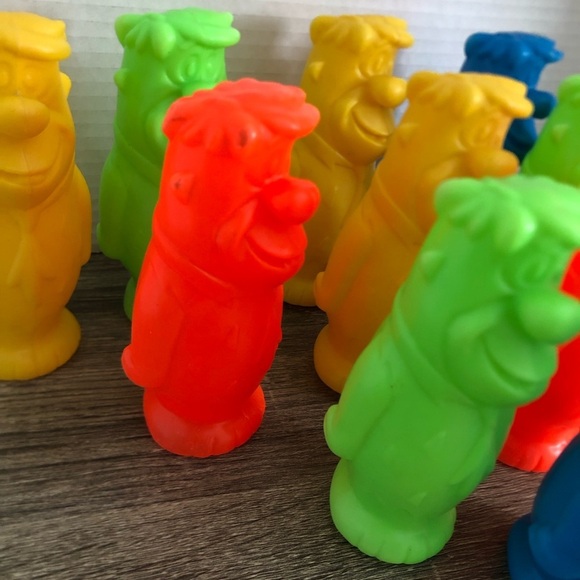 Vtg 1976 Fred Flintstone Bowling Set -Rare - Picture 4 of 13